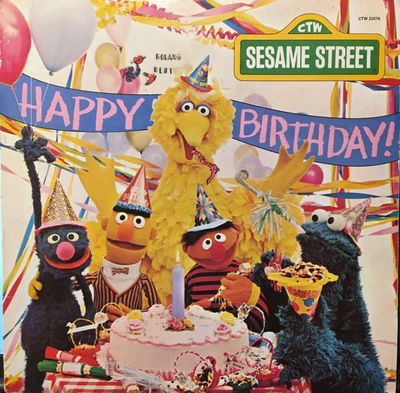 Sesame Street – Happy Birthday! (VG, 1977, LP, Sesame Street Records – CTW 22078)