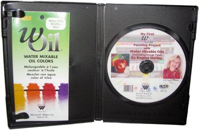 Weber wOil - My First Painting Project with Water Mixable Oils Regina Hurley (INS DVD)