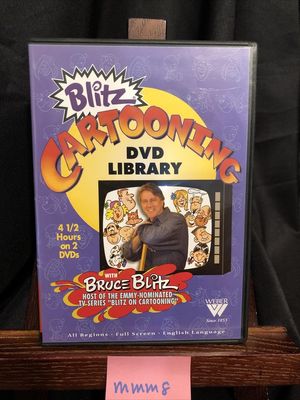 Bruce Blitz - Blitz Cartooning DVD Library With Bruce Blitz (2006) 2 Dick Lot (INS DVD)