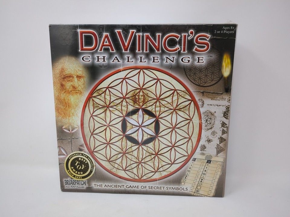 DaVinci's Challenge: Ancient Game of Secret Symbols  (Briarpatch, 2004, Guaranteed Complete)