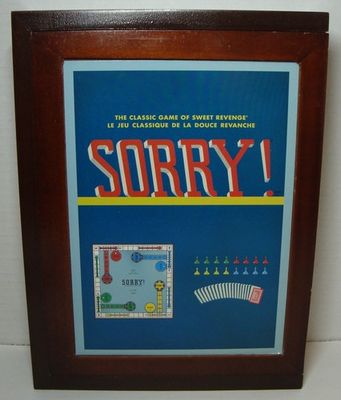 Sorry! Vintage Game Collection Wooden Bookshelf Edition (Open Box, Complete)