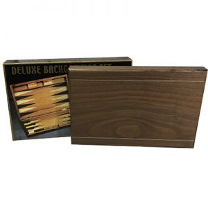 Backgammon Premium Edition (Wood Folding Case &amp; Board)