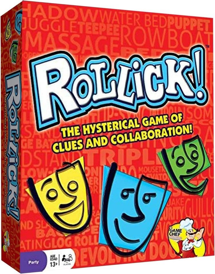 Rollick! – The Hysterical Family Party Game (The Game Chef) (Open Box, Guaranteed)