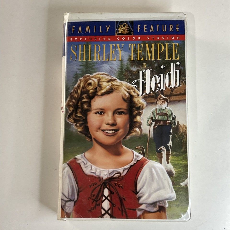 Heidi (1937) Shirley Temple (COLORIZED MUS VHS)