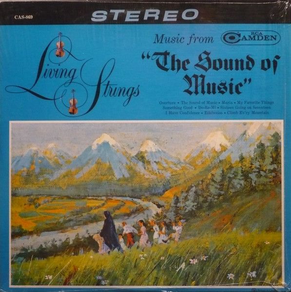 Living Strings – Music From The Sound Of Music (G+, 1965, LP, RCA Camden – CAS-869)