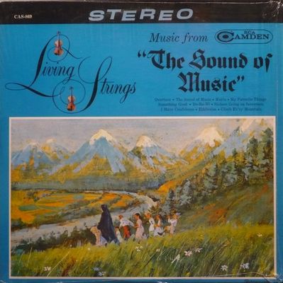 Living Strings – Music From The Sound Of Music (G+, 1965, LP, RCA Camden – CAS-869)