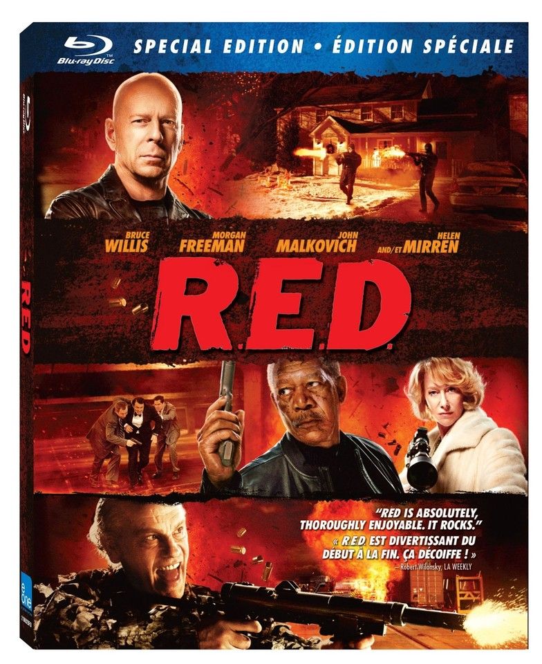 RED (2010) (Blu-ray, Special Edition) Bruce Willis