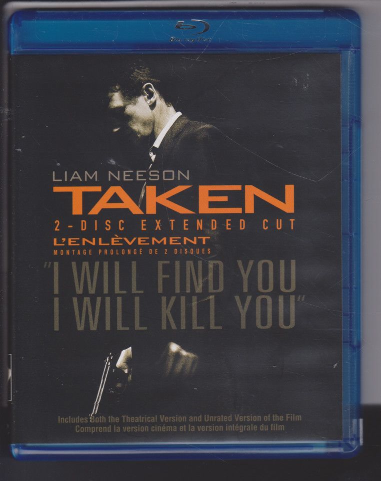 Taken (2008) Liam Neeson (ACT, 2x Blu-Ray/DVD, Extended Cut)
