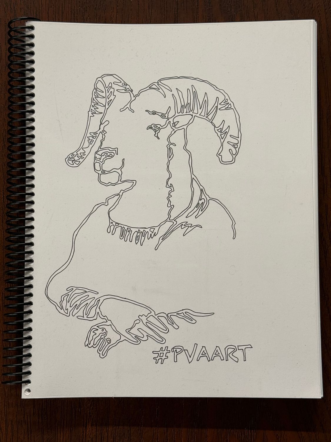 The Centre for Performing and Visual Arts at Central Memorial High School, Calgary – Central Colours PVA Art Colouring Book (Spiral Bound)