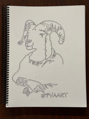 The Centre for Performing and Visual Arts at Central Memorial High School, Calgary – Central Colours PVA Art Colouring Book (Spiral Bound)