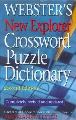 Webster's (794) New Explorer Crossword Puzzle Dictionary, Second Edition (2005, HC)