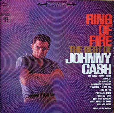 Johnny Cash – Ring Of Fire The Best Of Johnny Cash (VG, 1963, LP, Columbia – CS 8853)
