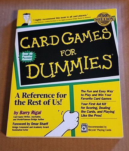 Rigal, Barry (795) Card Games for Dummies (Softcover)