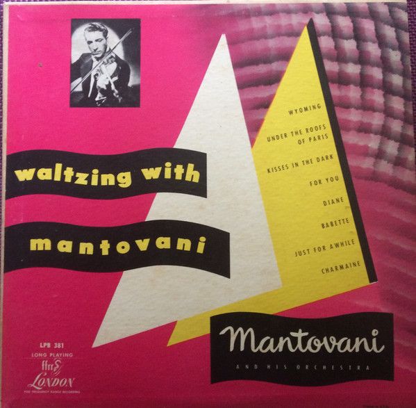 Mantovani And His Orchestra – Waltzing With Mantovani (G+, 1951, 10" LP, London Records – LPB 381
