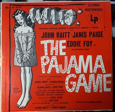 The Pajama Game Original Broadway Cast – The Pajama Game (G+, 1954, LP, Columbia Masterworks – ML 4840, USA)