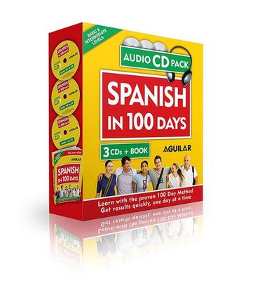 Spanish in 100 Days (Book + 3x CD)