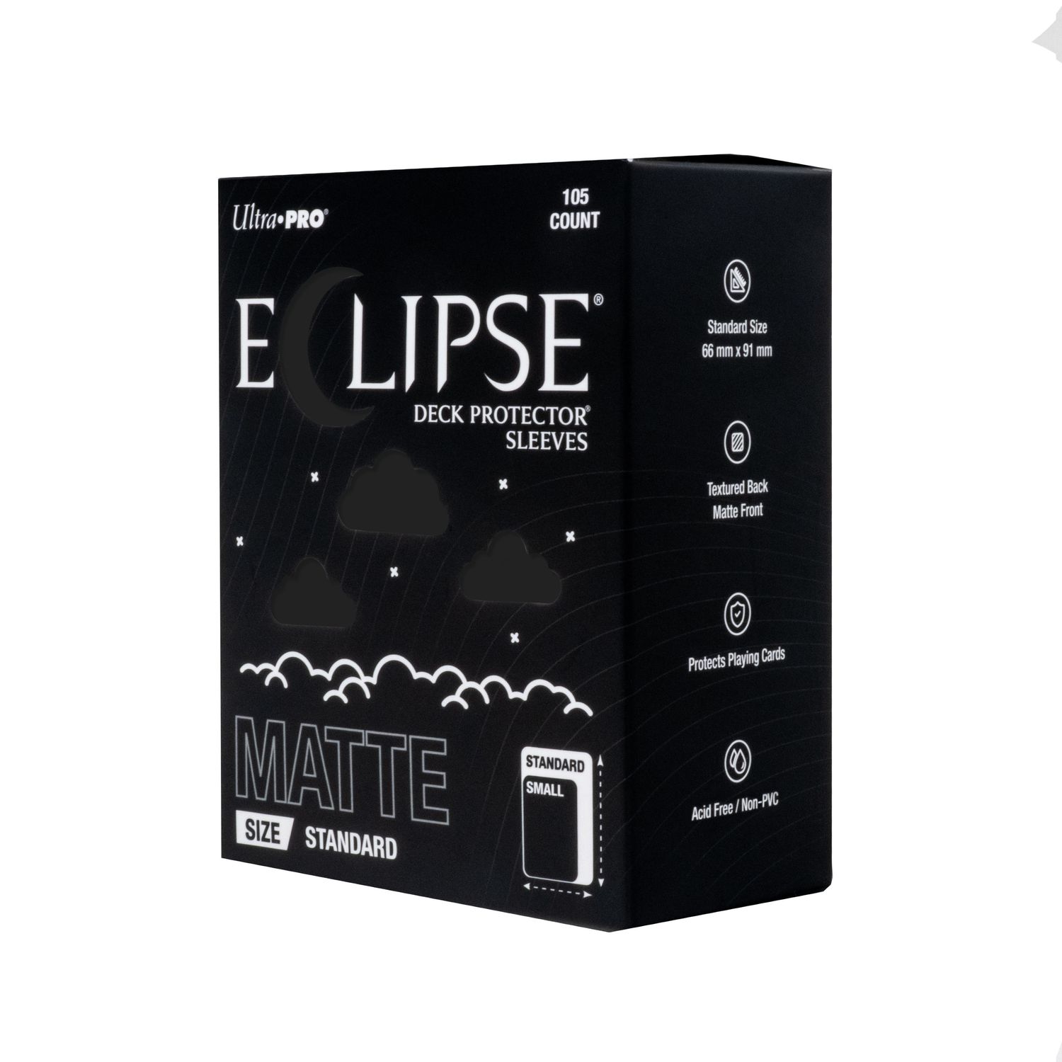 Ultra-Pro Eclipse Sleeves (105) Matte Jet Black
