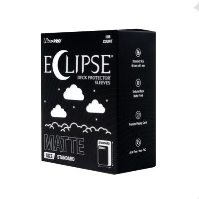 Ultra-Pro Eclipse Sleeves (105) Matte Arctic White
