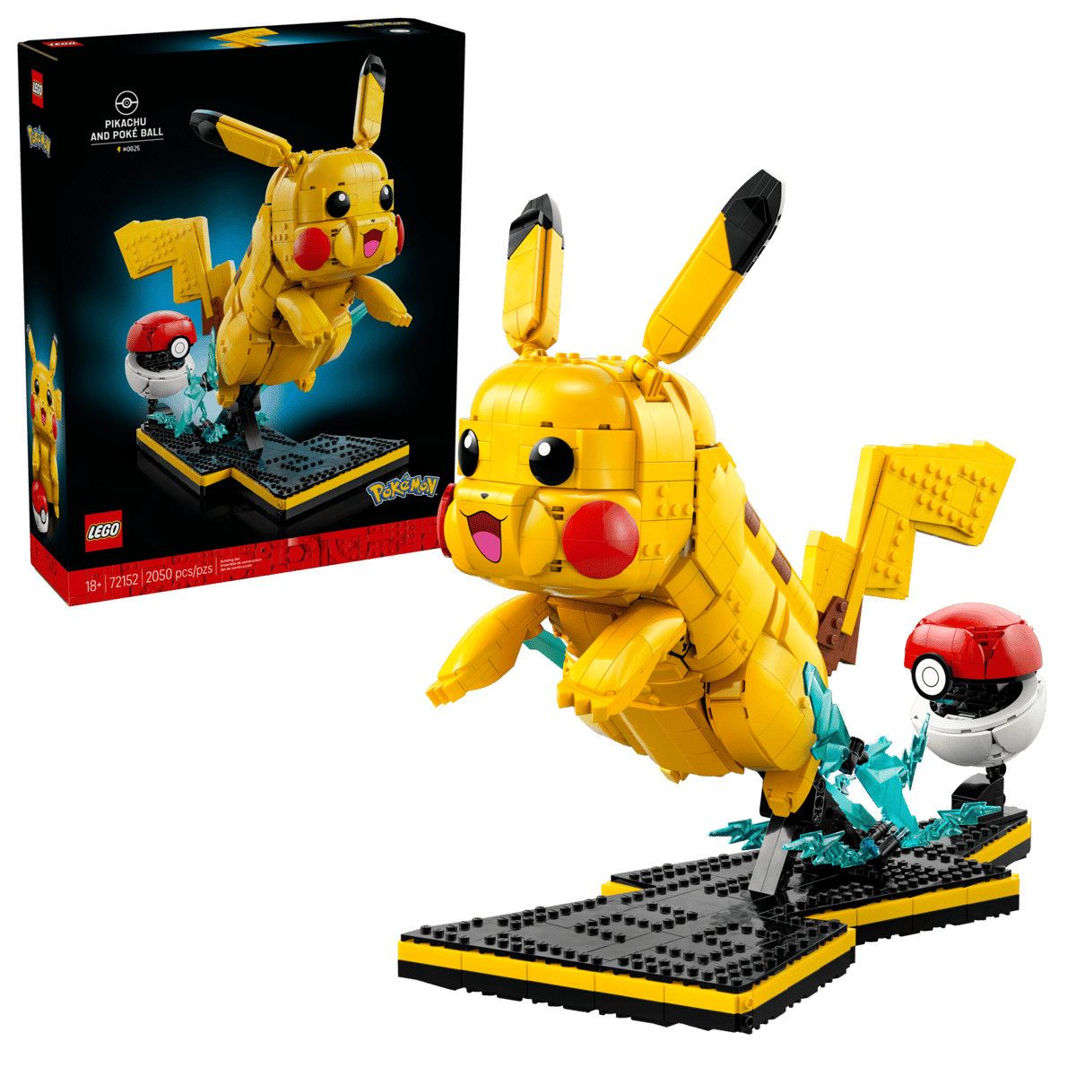 72152 - Pokemon - PIkachu and Poke Bal - 2050 pcs