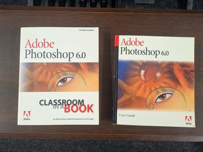Adobe (770) Adobe Photoshop 6.0  - User Guide + Classroom in a Book (Softcover, 2 book set + CD)