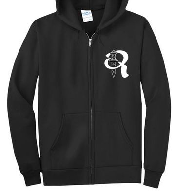 Reliquary Cards Skeleton Zip Hoodie