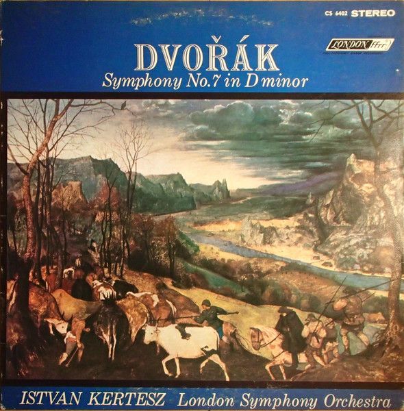 Istvan Kertesz, London Symphony Orchestra – Dvorak Symphony No. 7 In D Minor (G+, LP, London Records – CS 6402)