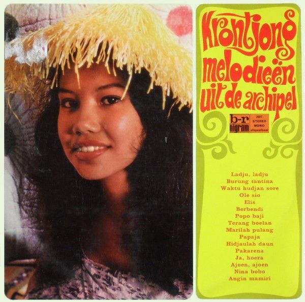 Jackie Sprangers – Krontjong Melodies from the Archipelago (G+, LP, B-R Nigram – 2027, Netherlands)