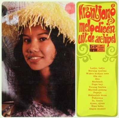 Jackie Sprangers – Krontjong Melodies from the Archipelago (G+, LP, B-R Nigram – 2027, Netherlands)