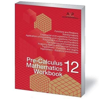 iWrite Math (510) Pre-Calculus Mathematics 12 Book (Absolute Value Publications)