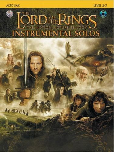 Alto Sax Level 2-3 The Lord of the Rings Instrumental Solos (Sheet Music, No CD)