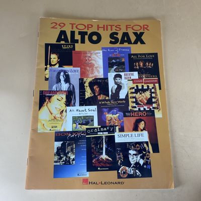 Hal Leonard (780) 29 Top Hits for Alto Sax (Sheet Music)