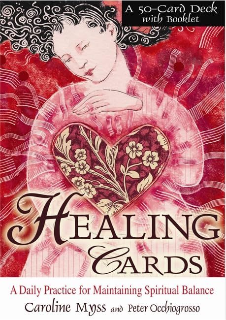Myss, Caroline; Occhiogrosso (158.SP) Healing Cards: A 50-Card Deck with Booklet (Boxed) Used, Guaranteed Complete
