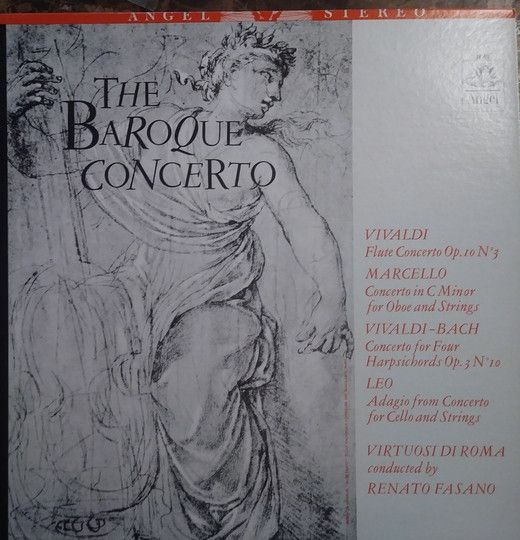 Virtuosi di Roma, Renato Fasano – The Baroque Concerto (VG+, LP, Stereo, Angel Records – 36153)