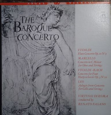 Virtuosi di Roma, Renato Fasano – The Baroque Concerto (VG+, LP, Stereo, Angel Records – 36153)