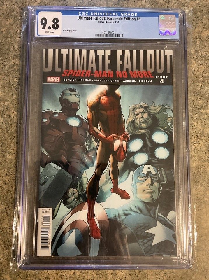 Ultimate Fallout #4 - Facsimile Edition (Marvel Comics 2021) CGC Graded 9.8
