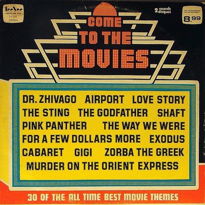 Various – Come To The Movies (VG, 1976, 2LP, Tee Vee Records Inc. – TA-1041)