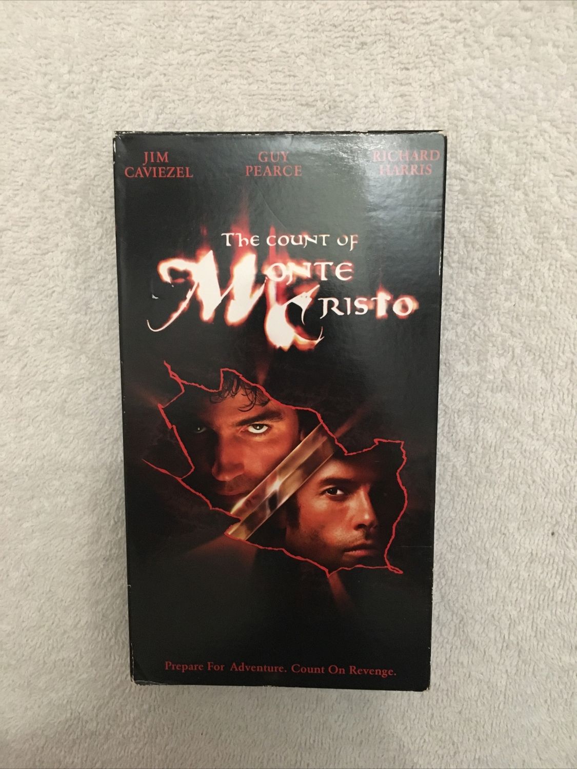 The Count of Monte Cristo (2002) (VHS 24409) Jim Caviezel Guy Pearce Richard Harris