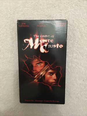 The Count of Monte Cristo (2002) (VHS 24409) Jim Caviezel Guy Pearce Richard Harris