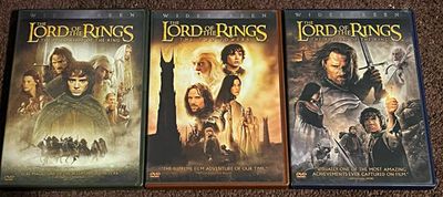 The Lord of the Rings Set: The Fellowship of the Ring, The Two Towers, The Return of the King (Widescreen Trilogy, 6xDVD Lot)