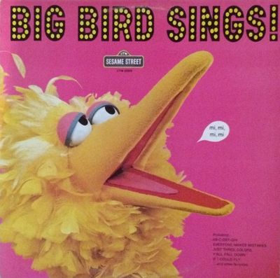 Sesame Street – Big Bird Sings! (VG, 1974, LP, Sesame Street Records – CTW 22059)