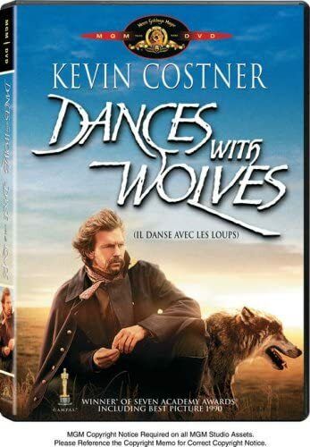 Dances With Wolves (1990) Kevin Costner, Bilingual (WST DVD) FACTORY SEALED