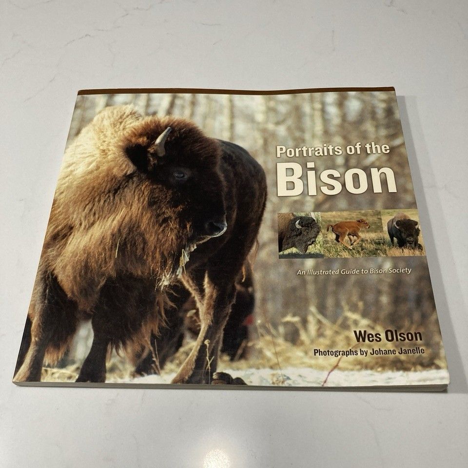 Olson, Wes (590) Portraits Of The Bison: An Illustrated Guide To Bison Society (Softcover Large)