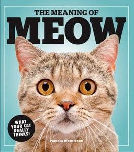 Weintraub, Pamela (599.2) The Meaning of Meow: What Your Cat Really Thinks! (Softcover large)
