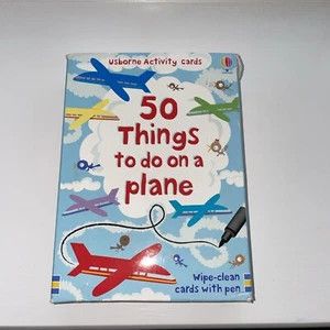 Usborne Activity Cards (ACT) 50 Things to do on a plane (Cards) incomplete set