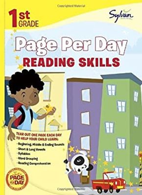 Sylvan Learning (ACT) First Grade Page Per Day: Reading Skills (Softcover)