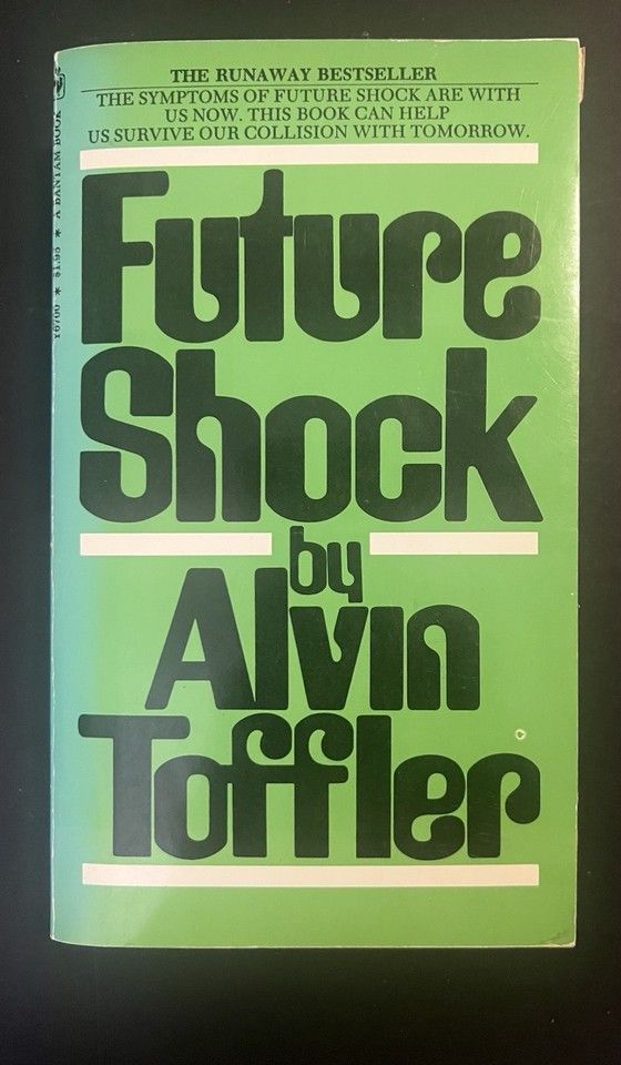 Toffler, Alvin (301) Future Shock (PB) 1971 edition 29th printing Bantam Books