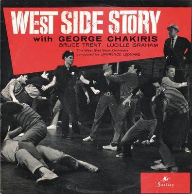 Leonard Bernstein / Lawrence Leonard – West Side Story (VG, 1964, LP, Society – SOC 923, UK)