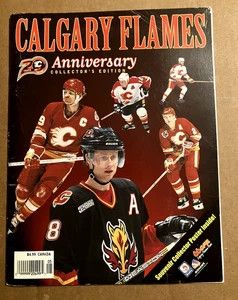 Calgary Flames (796.96) 20th Anniversary Collector's Edition (Magazine) WITH POSTER