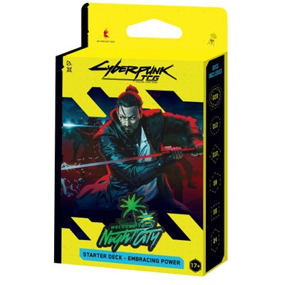 Cyberpunk TCG Welcome to Night City Starter Deck: Embracing Power