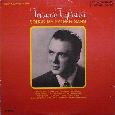 Ferruccio Tagliavini – Songs My Father Sang (VG, 1964, LP, Mono, RCA Victor International – FPM-121)